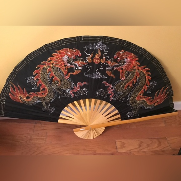 New Asian 40in XL Fan Decor Made in Thailand - Picture 15 of 15